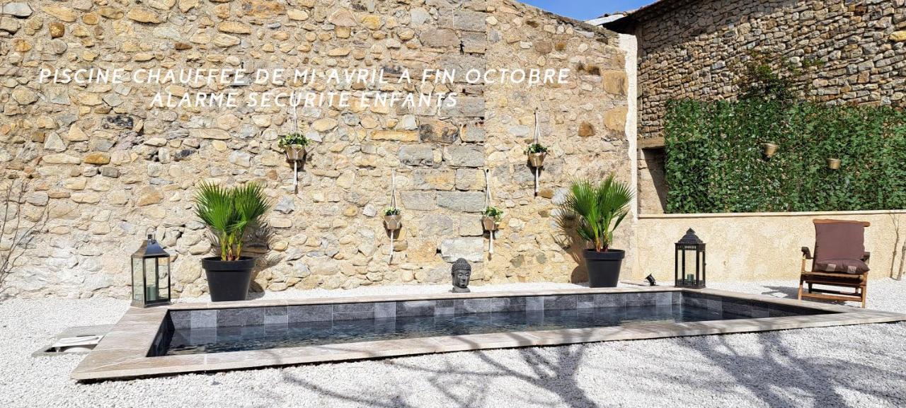 Le Mazet Sainte-Jalle, Piscine Chauffee, Jardin Clos, Barbecue En Baronnies Provencales 外观 照片