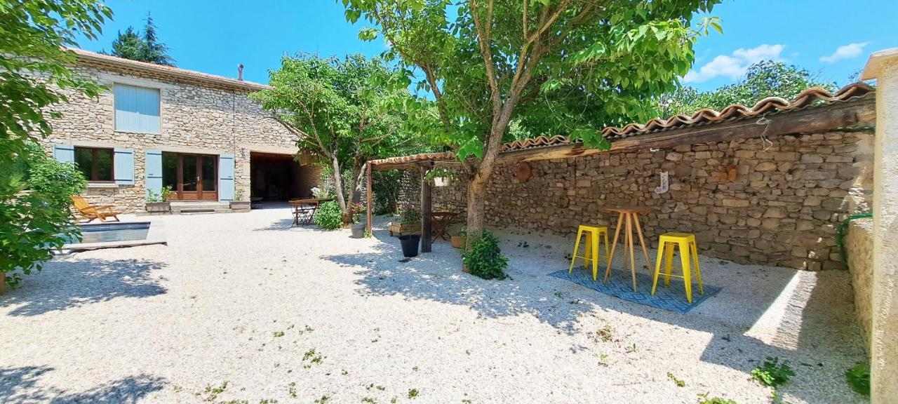 Le Mazet Sainte-Jalle, Piscine Chauffee, Jardin Clos, Barbecue En Baronnies Provencales 外观 照片
