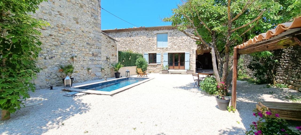 Le Mazet Sainte-Jalle, Piscine Chauffee, Jardin Clos, Barbecue En Baronnies Provencales 外观 照片
